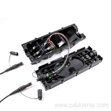 24 48 core waterproof optical fiber cable joint kit plc splitter closure box telecom optic cable enclosure